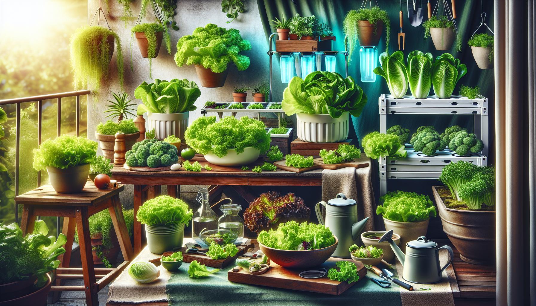 Lechuga en maceta: Cultiva frescura en espacios pequeños 12 Lechuga en maceta: Cultiva frescura en espacios pequeños