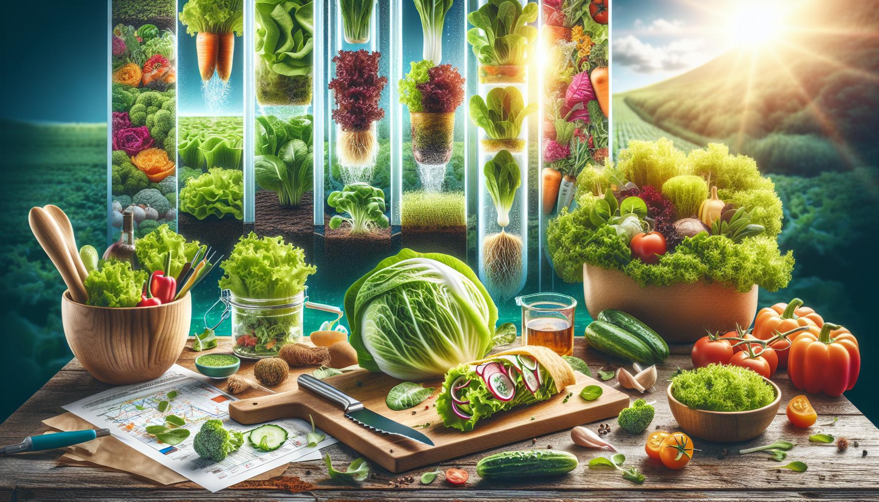 Lechuga hoja de roble: Sabor y textura únicos para tus platos 5 Aplicaciones culinarias: Recetas innovadoras