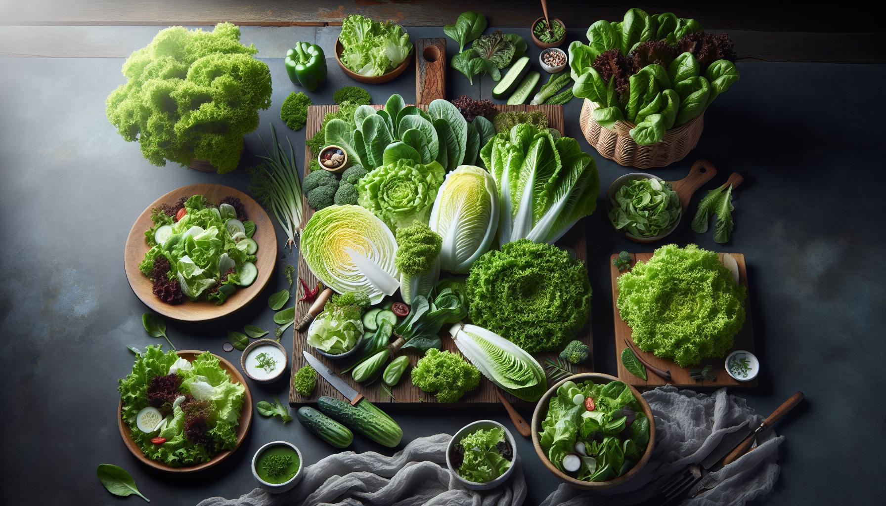Tipos de lechuga para ensalada: Elige la mejor para tu receta 4 Beneficios nutricionales de cada variedad