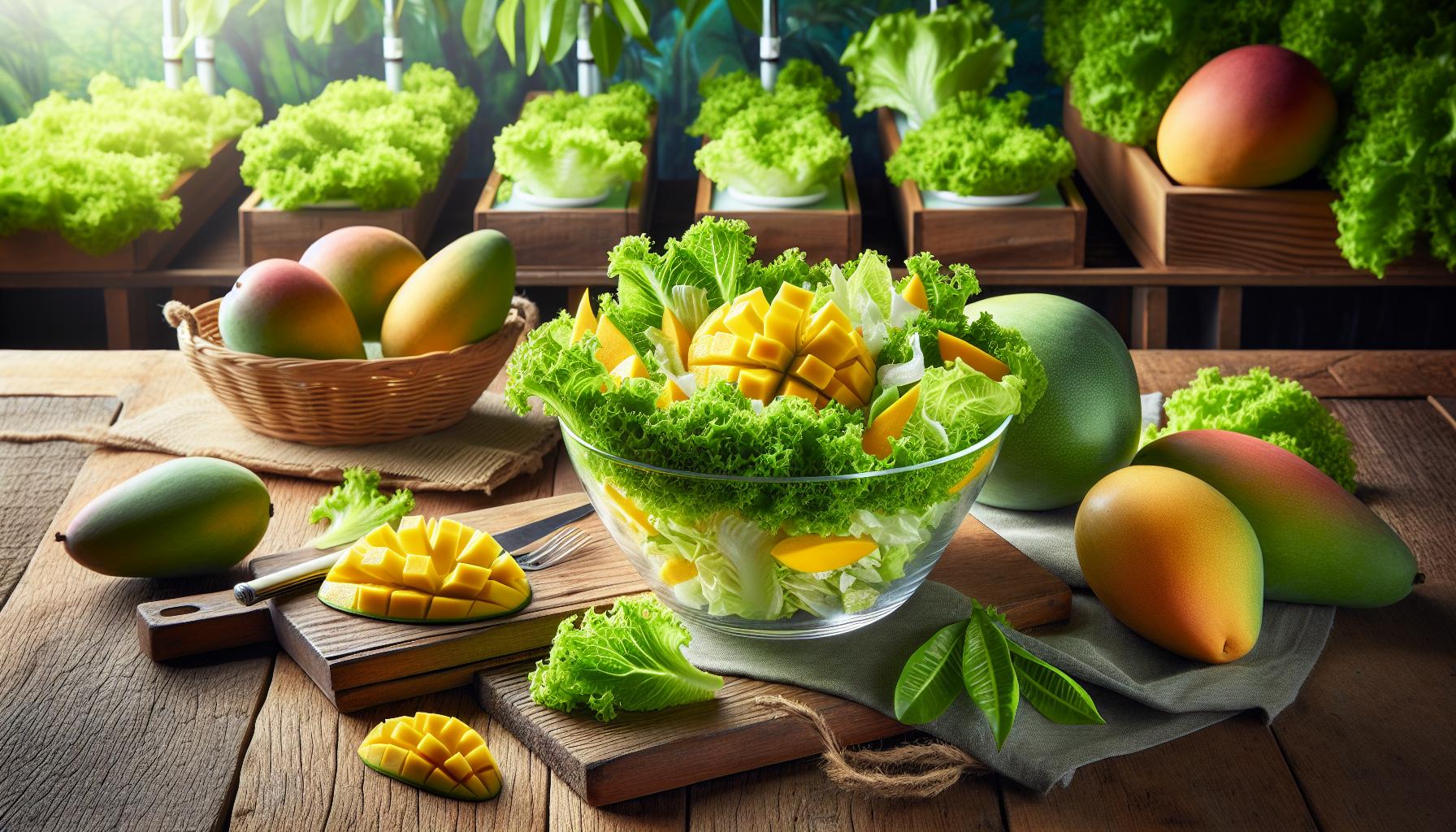 Beneficios Nutricionales de la Ensalada de Lechuga con Mango