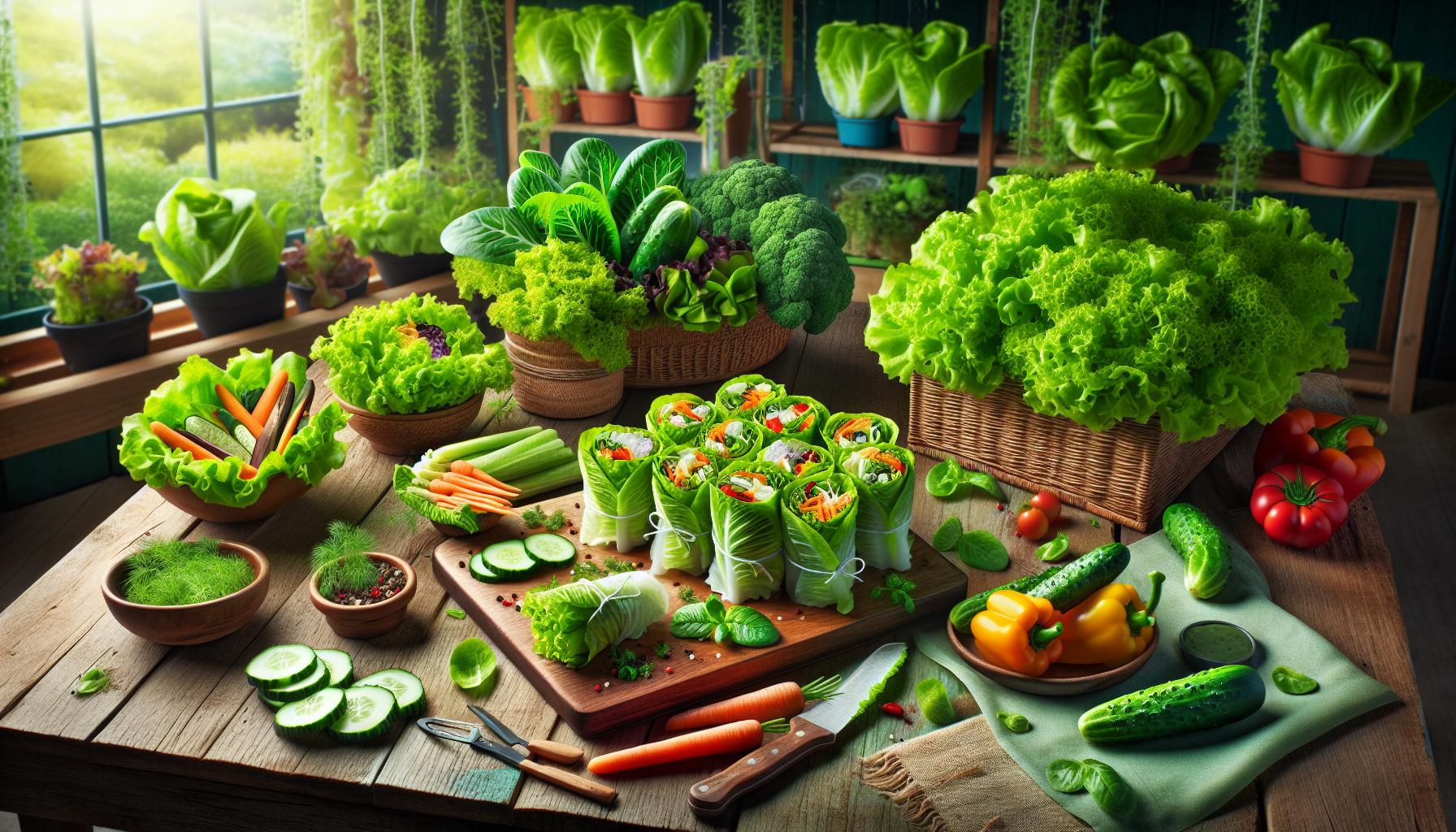 Rollo de lechuga: Wraps saludables y deliciosos 4 Beneficios nutricionales de los rolls de lechuga