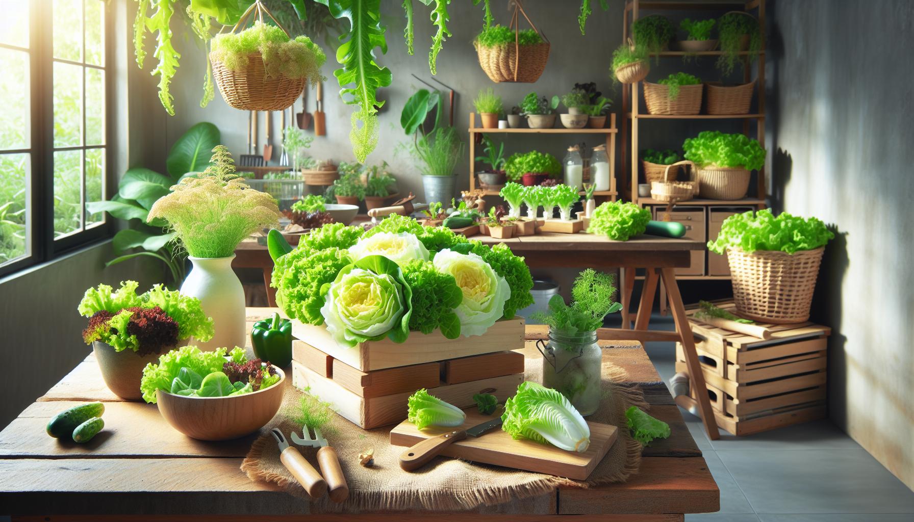 Cómo cultivar flores de lechuga en casa