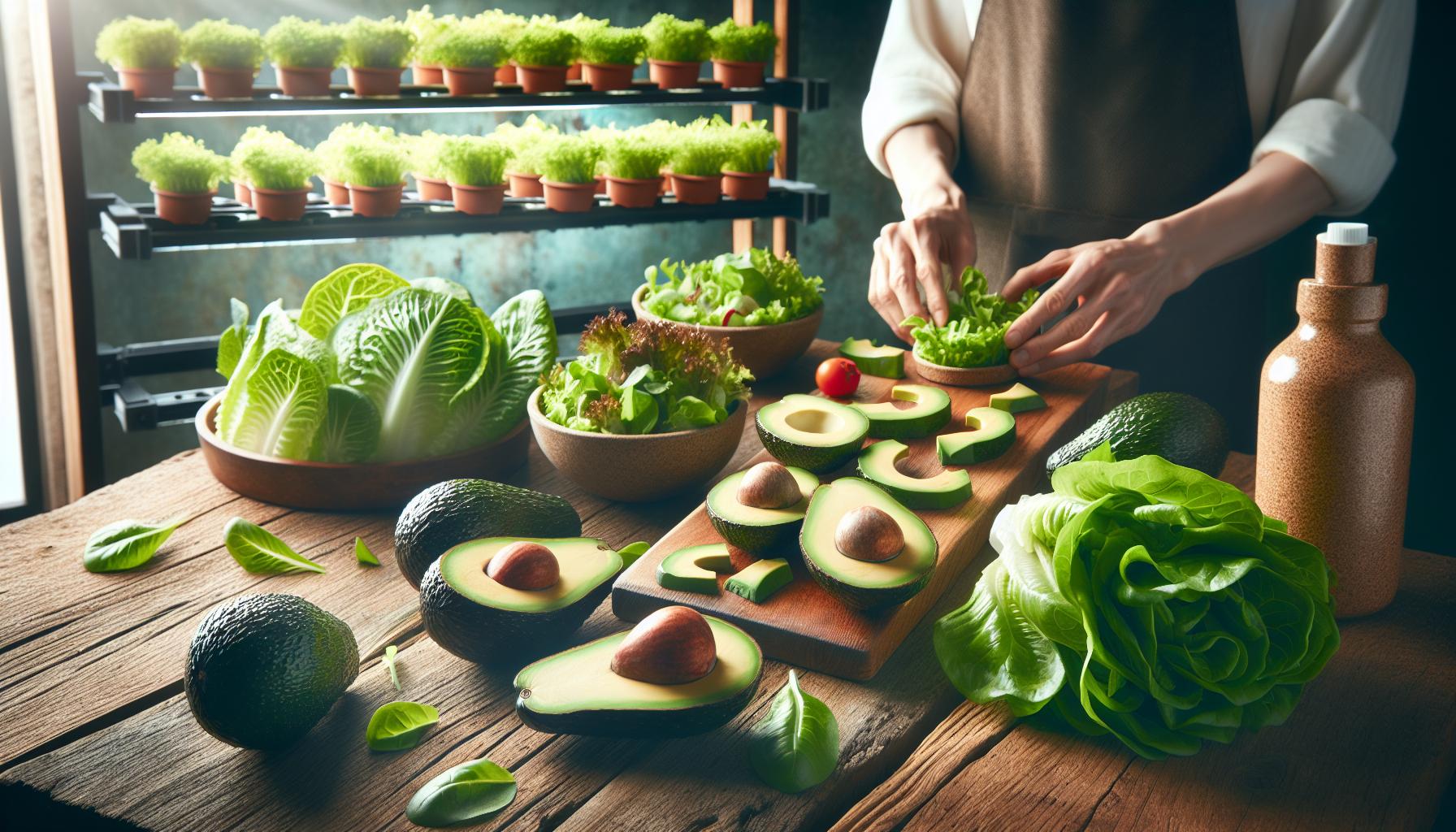 Ensalada de lechuga y aguacate: Cremosa y nutritiva al instante 5 Consejos para seleccionar aguacates perfectos