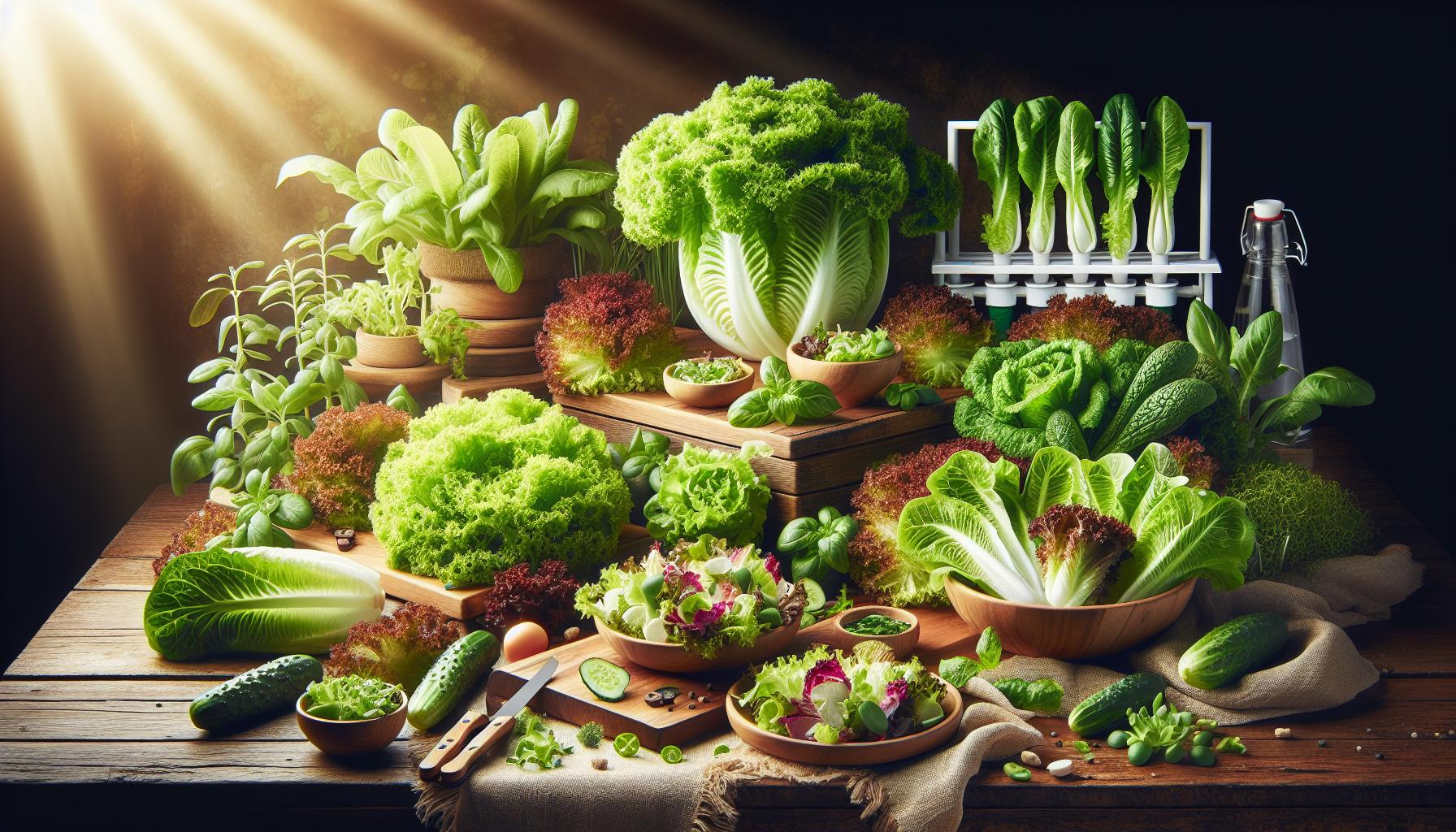 Conservación óptima de lechuga cortada