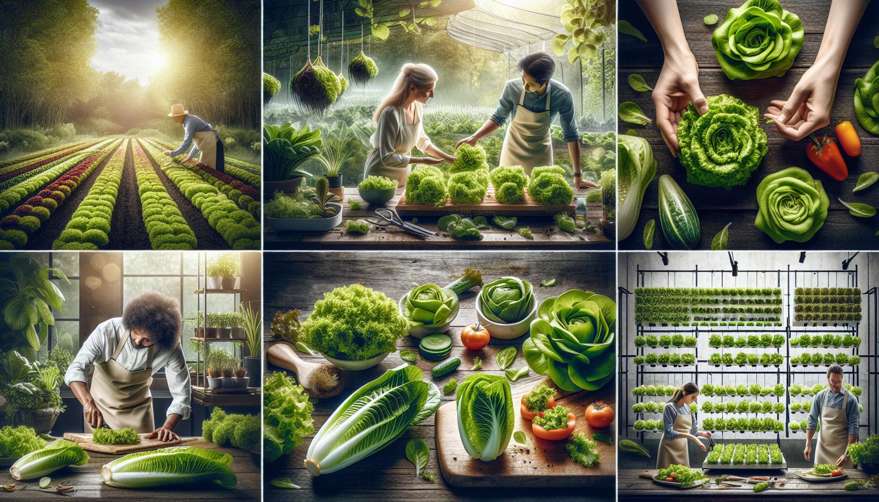 Lechuga trocadero: Guía esencial para cultivar y disfrutar su frescura 5 Cosechando lechuga trocadero: Tiempo y técnicas