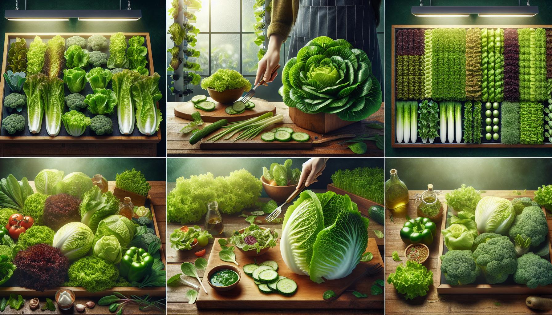 Detalles realistas: Cómo capturar la textura de la lechuga