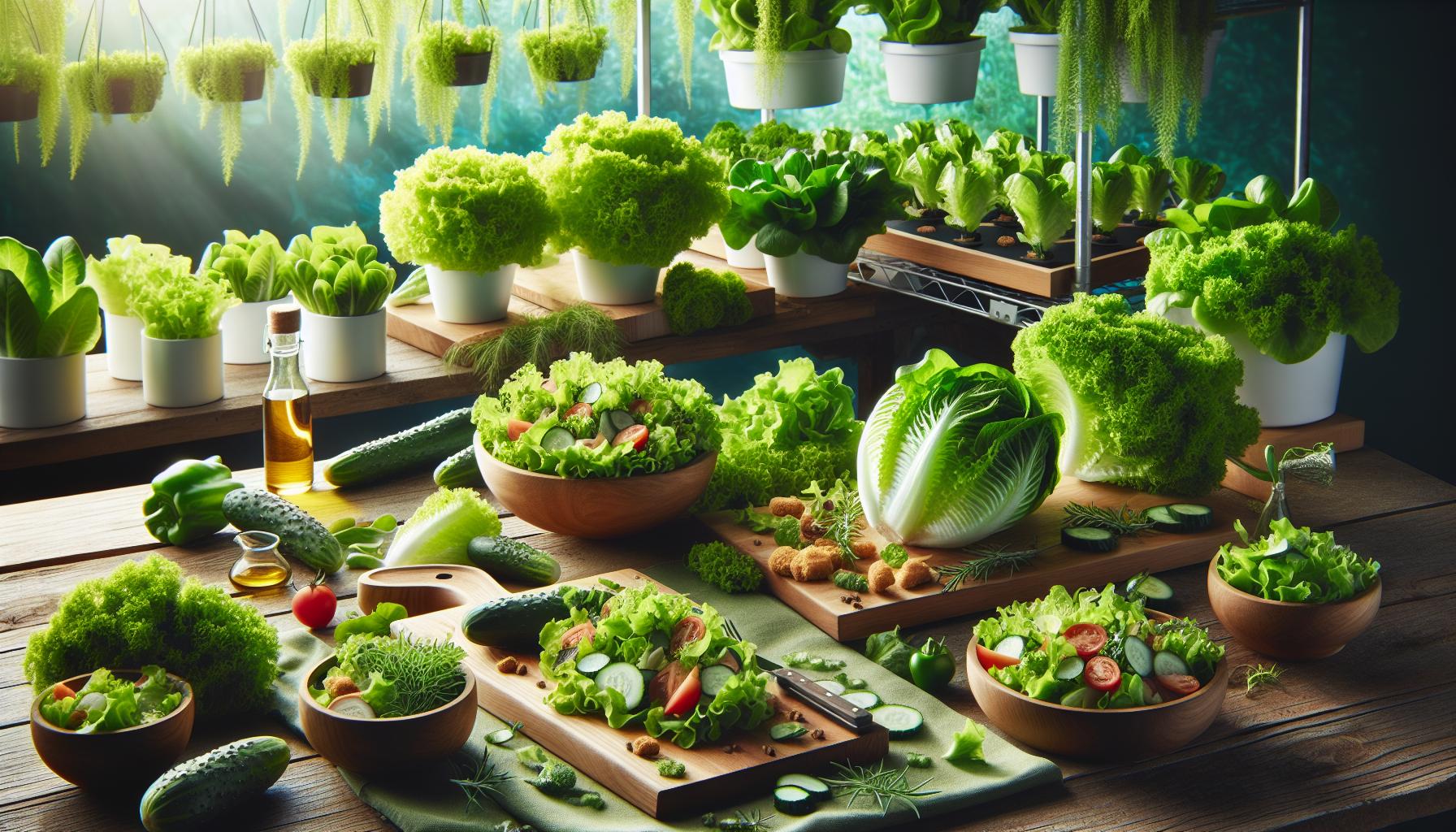 Diferentes variedades de lechugas y sus características