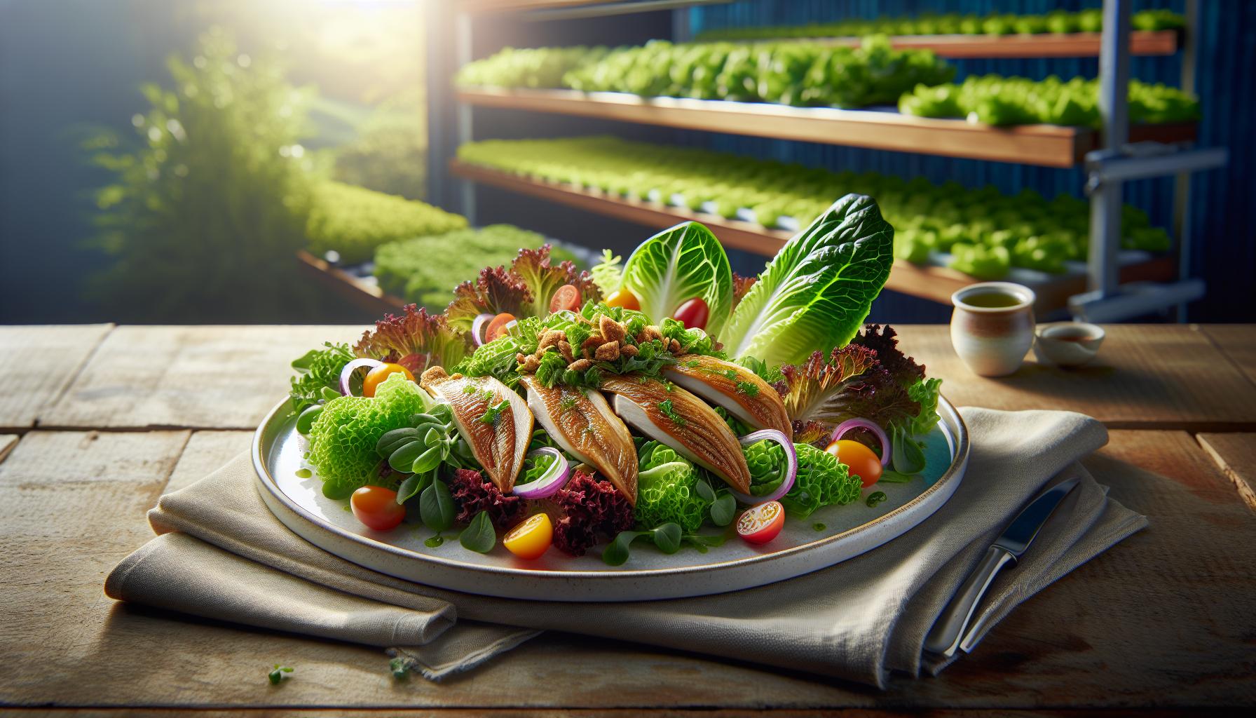 Ensalada de perdiz escabechada y lechuga: Gourmet y sofisticada 3 Ensalada de perdiz escabechada y lechuga: Gourmet y sofisticada