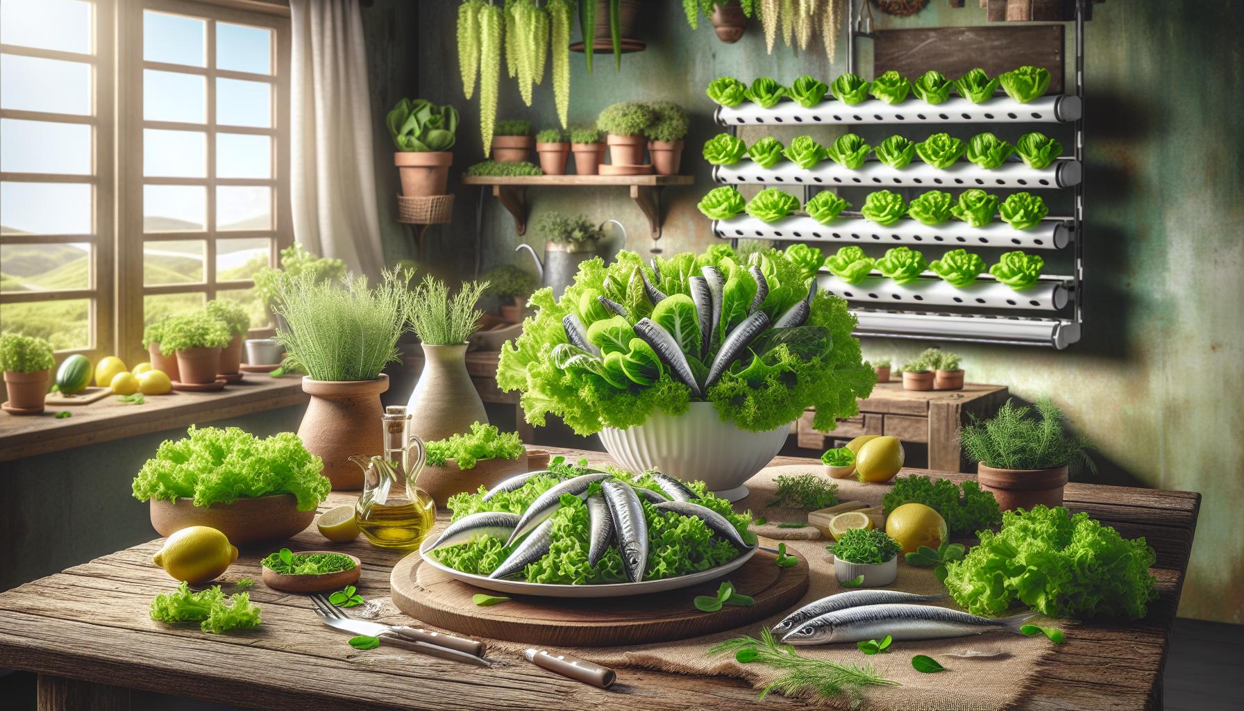 Fusión de sabores: La magia de la lechuga y las anchoas