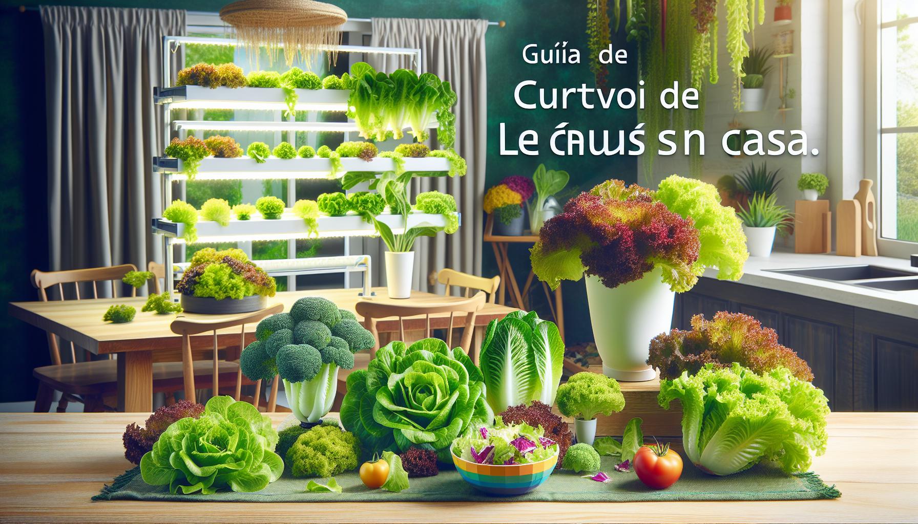 Guía de cultivo de lechugas en casa