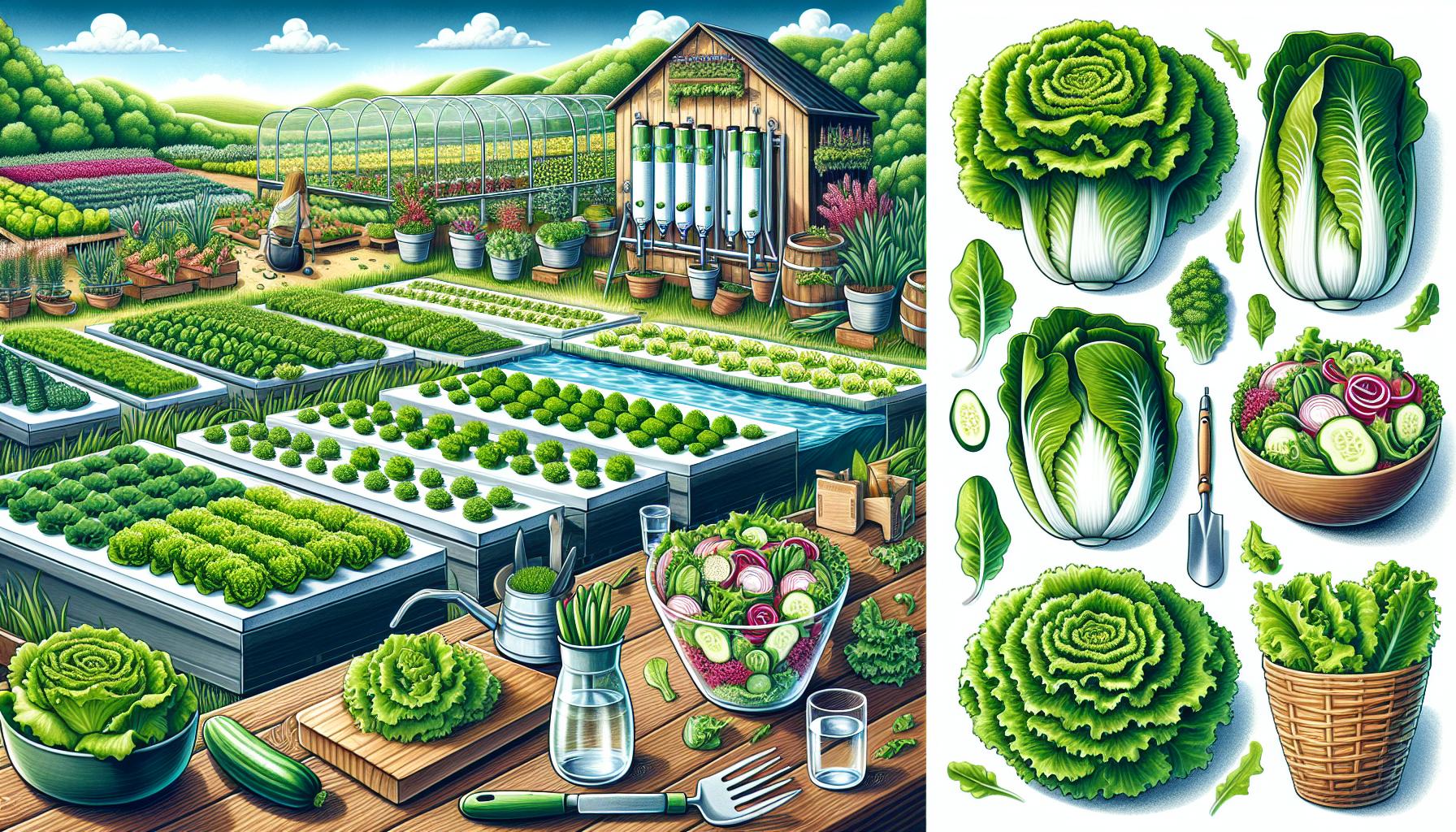 Lechugas Hidropónicas: Revolución Verde en tu Propia Casa 6 H2: Guía paso a paso para cultivar lechugas