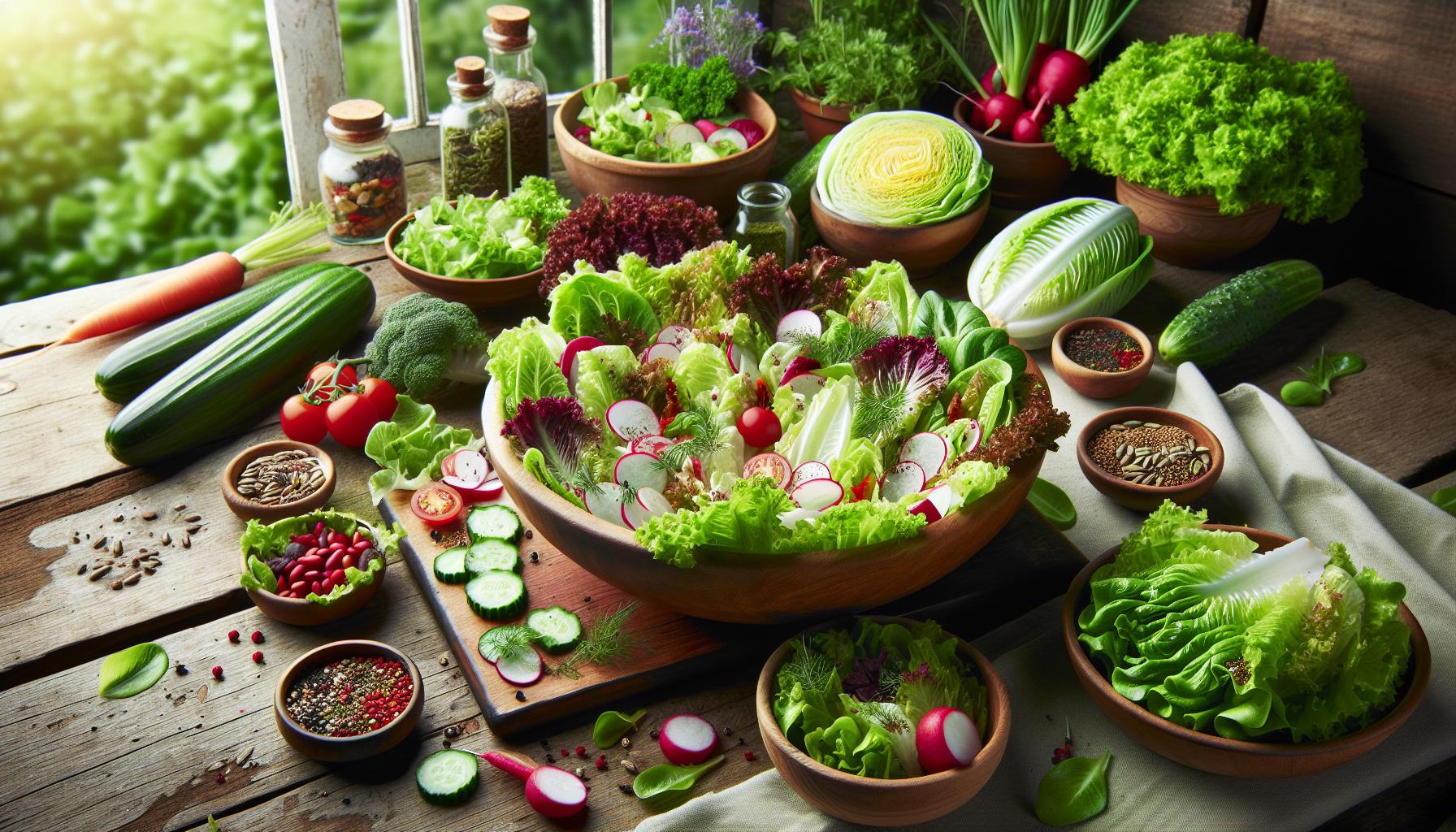 Ensalada de lechuga para sorprender: Ideas creativas y deliciosas 4 Ideas creativas para ensaladas de lechuga sorprendentes