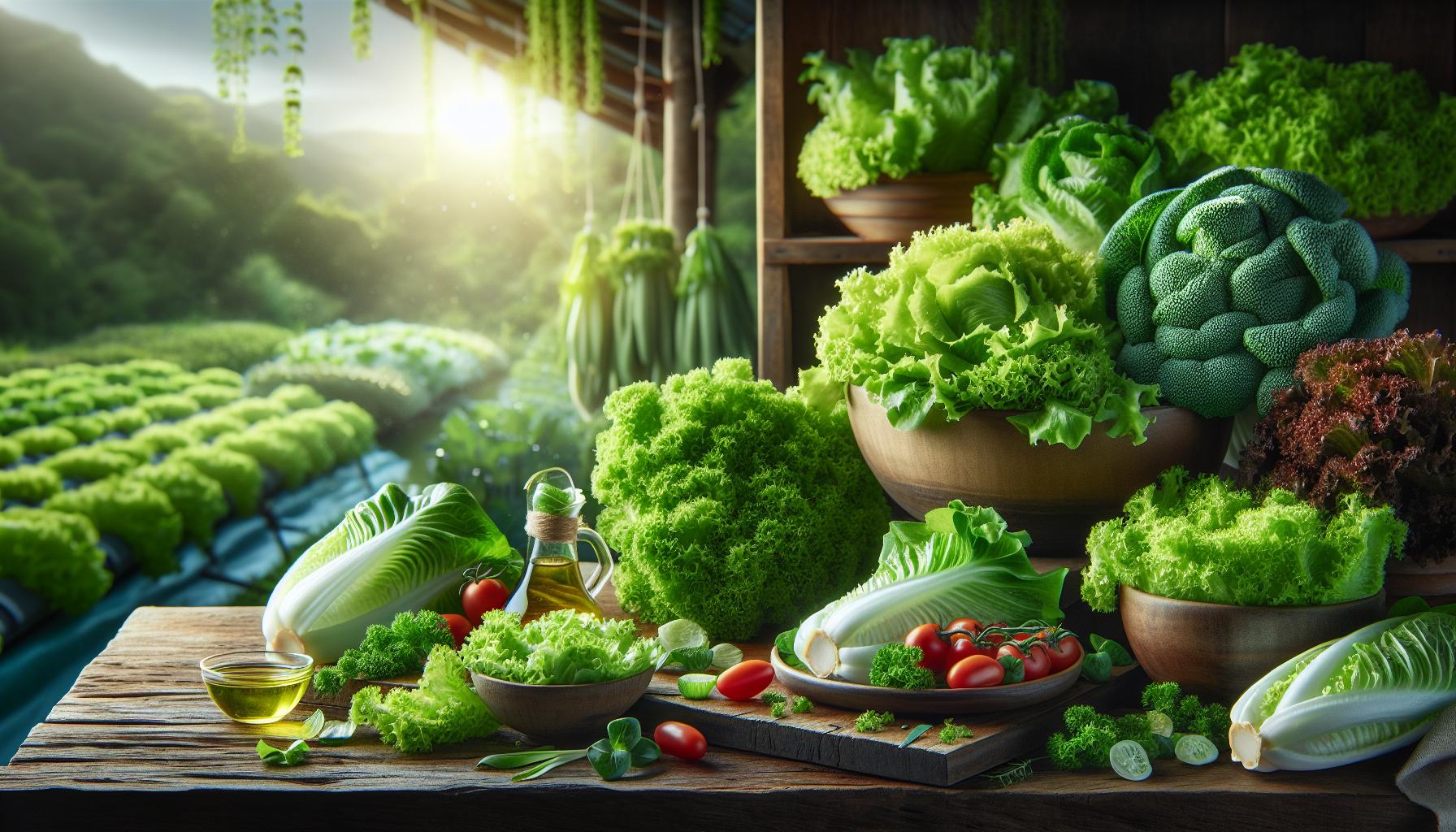 Las mejores lechugas para ensaladas frescas