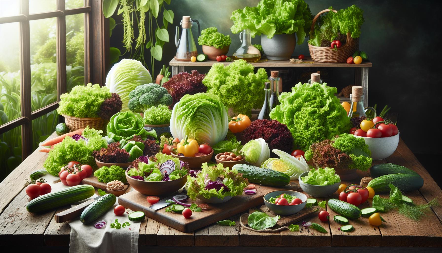 Las mejores variedades de lechuga para ensaladas irresistibles