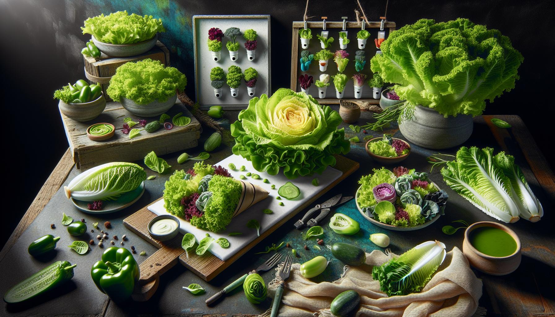 Lechuga dibujo: Ideas creativas para ilustrar y decorar con lechuga