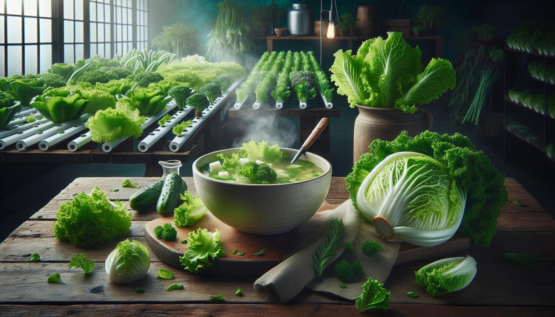 Recetas con lechuga que no sean ensaladas: Ideas creativas 6 Lechuga en sopas: Calidez y frescura unidas