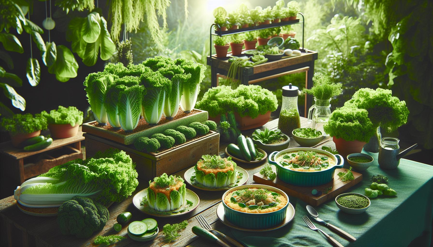 Lechugas ideales para platos calientes y gratinados