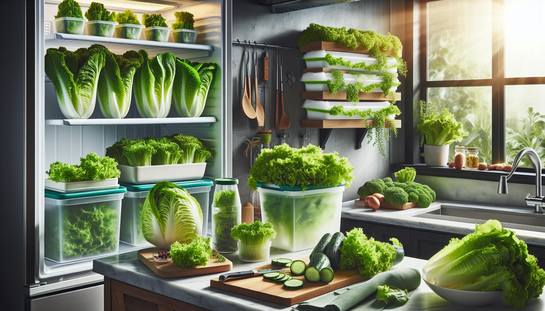 Métodos ideales para almacenar la lechuga en la nevera