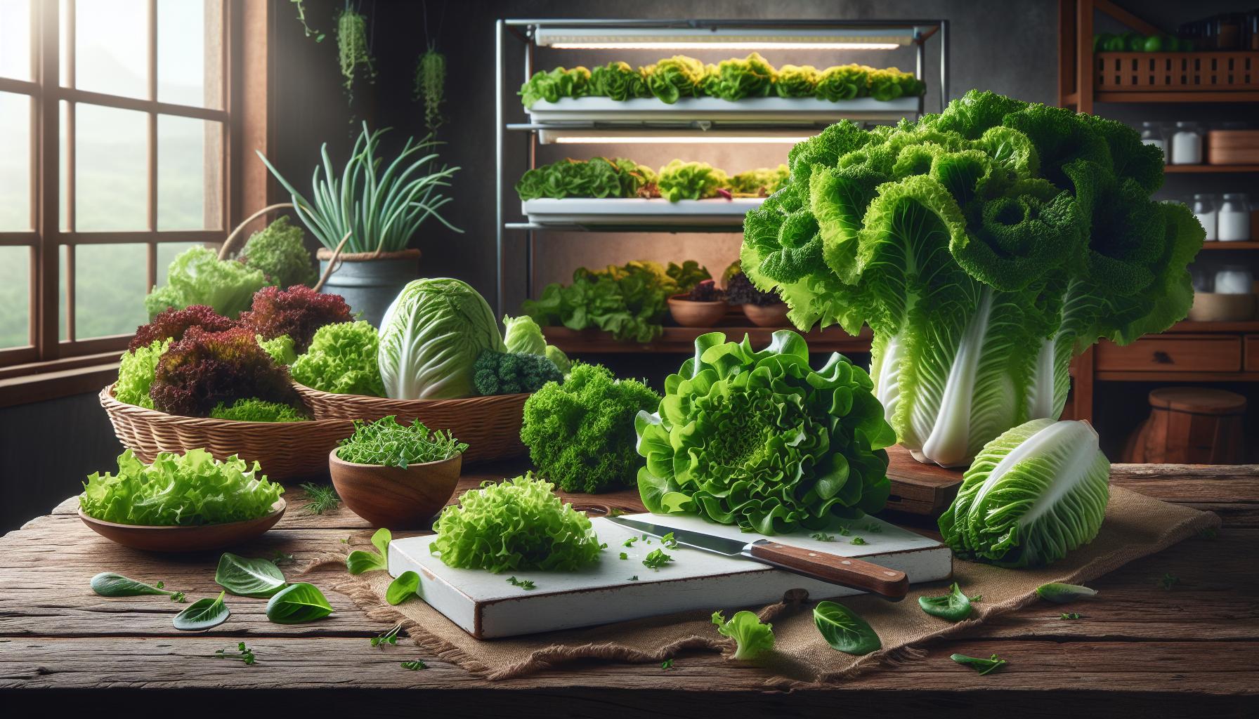 Propiedades nutricionales de la lechuga hoja de roble