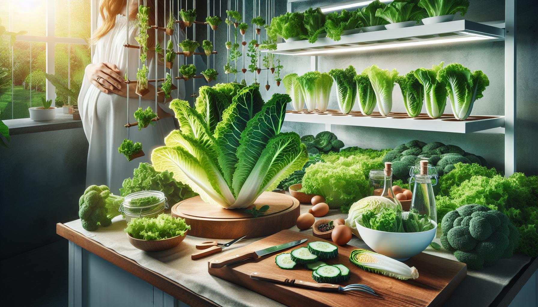 Seguridad del consumo de lechuga durante el embarazo