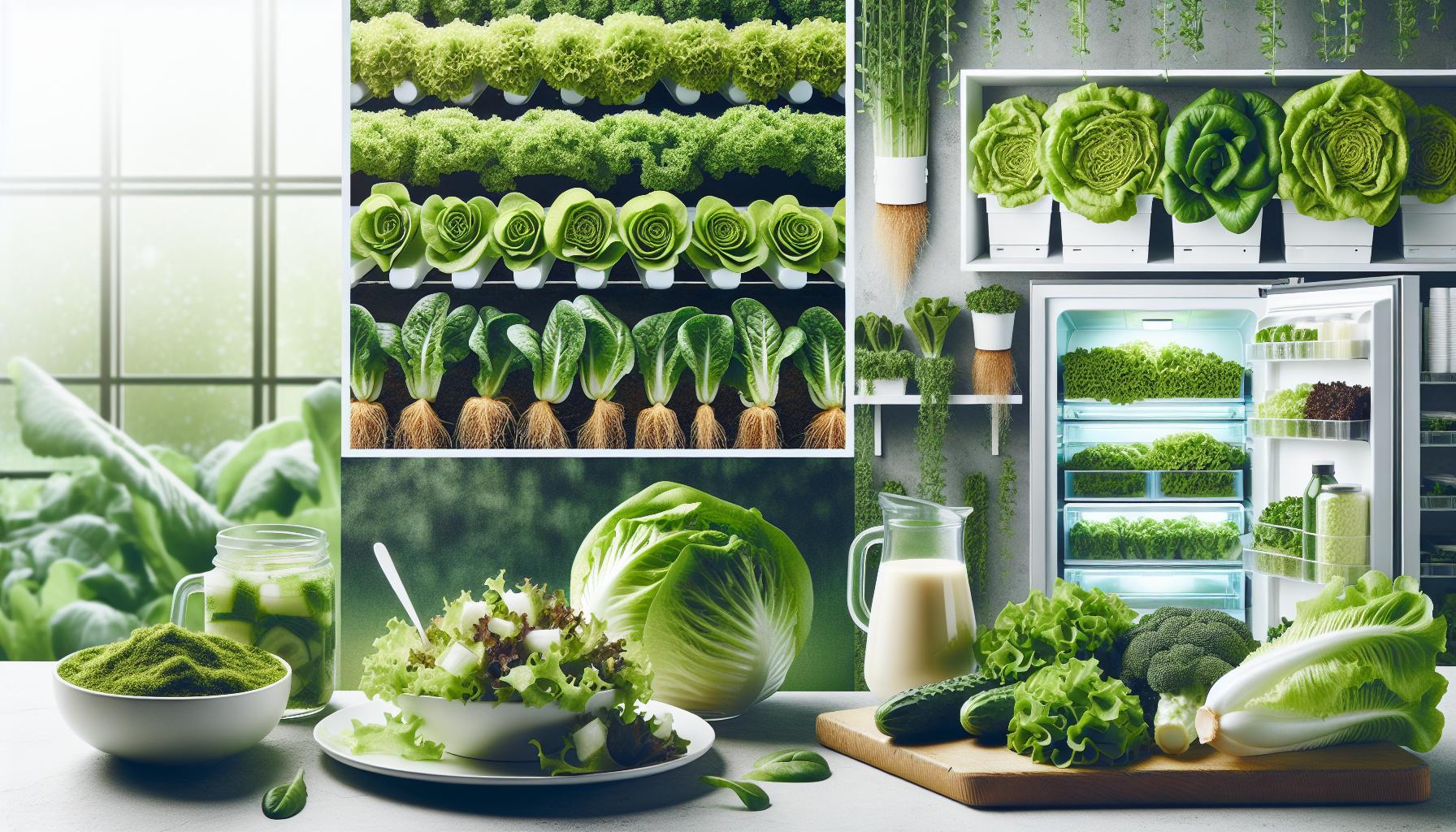 Técnicas de almacenamiento para lechugas frescas