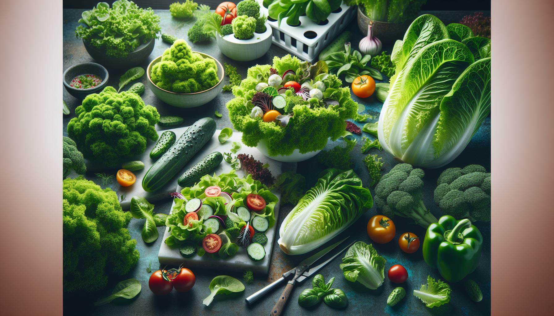 Tipos de lechuga para ensalada: Elige la mejor para tu receta 3 Tipos de lechuga y sus características únicas