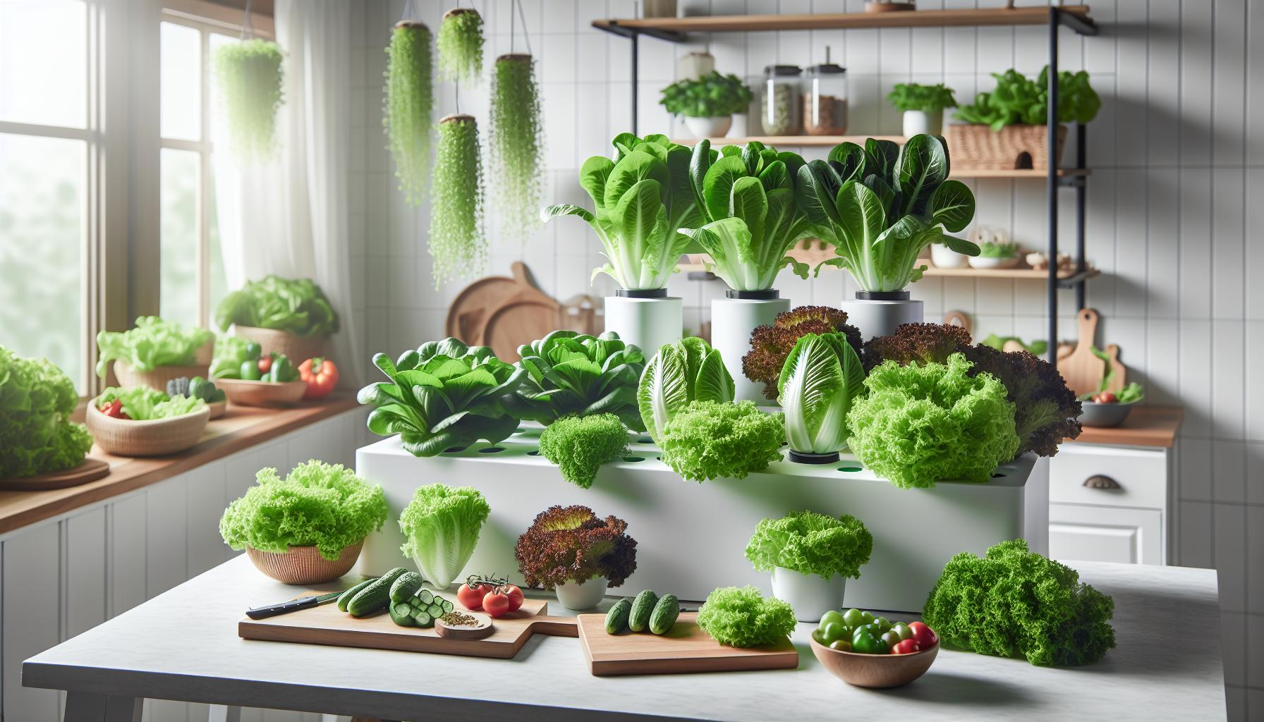 Lechugas Hidropónicas: Revolución Verde en tu Propia Casa 4 H2: Tipos de lechugas ideales para hidroponía