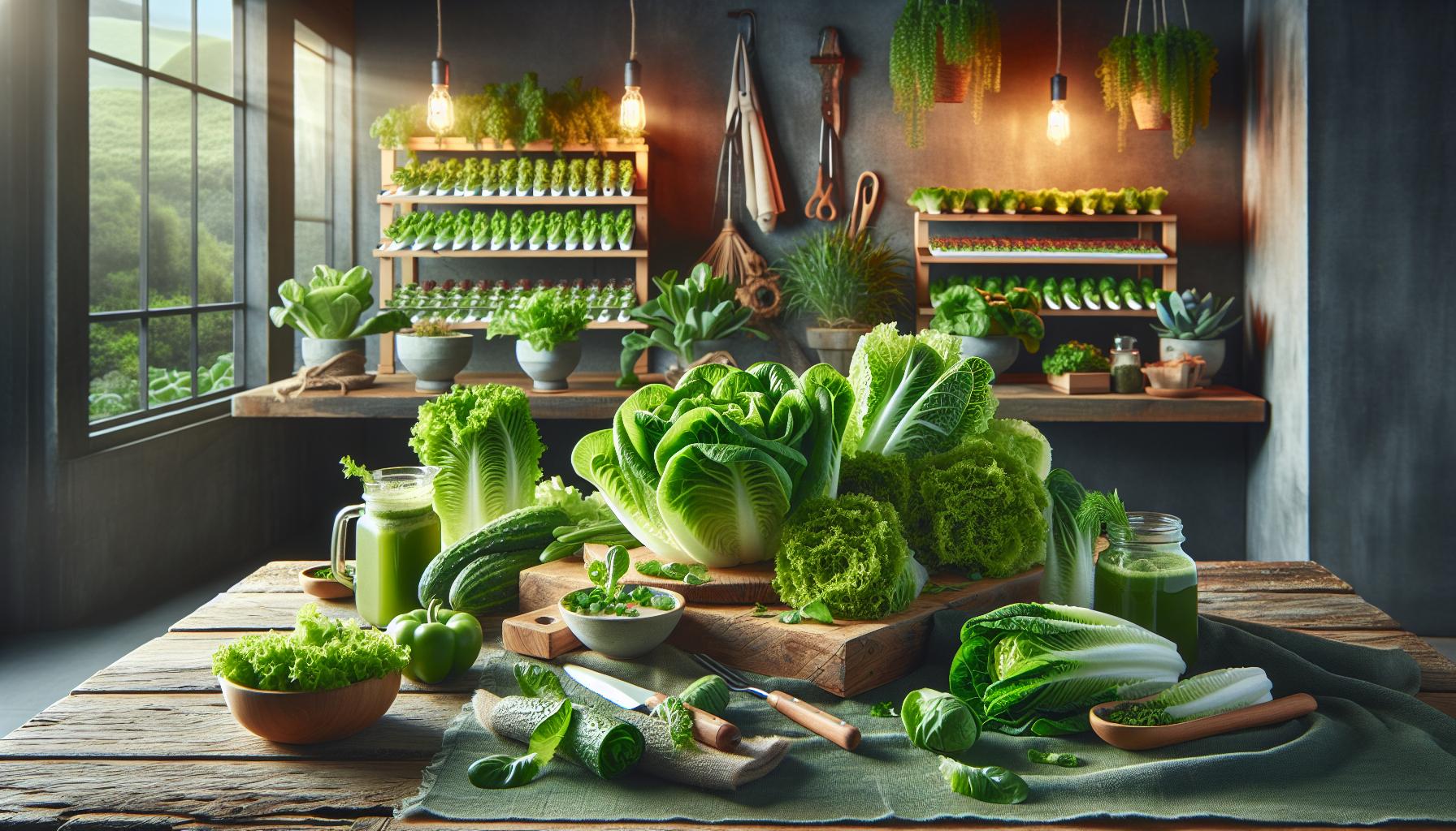 Usos creativos de la lechuga en la alta cocina