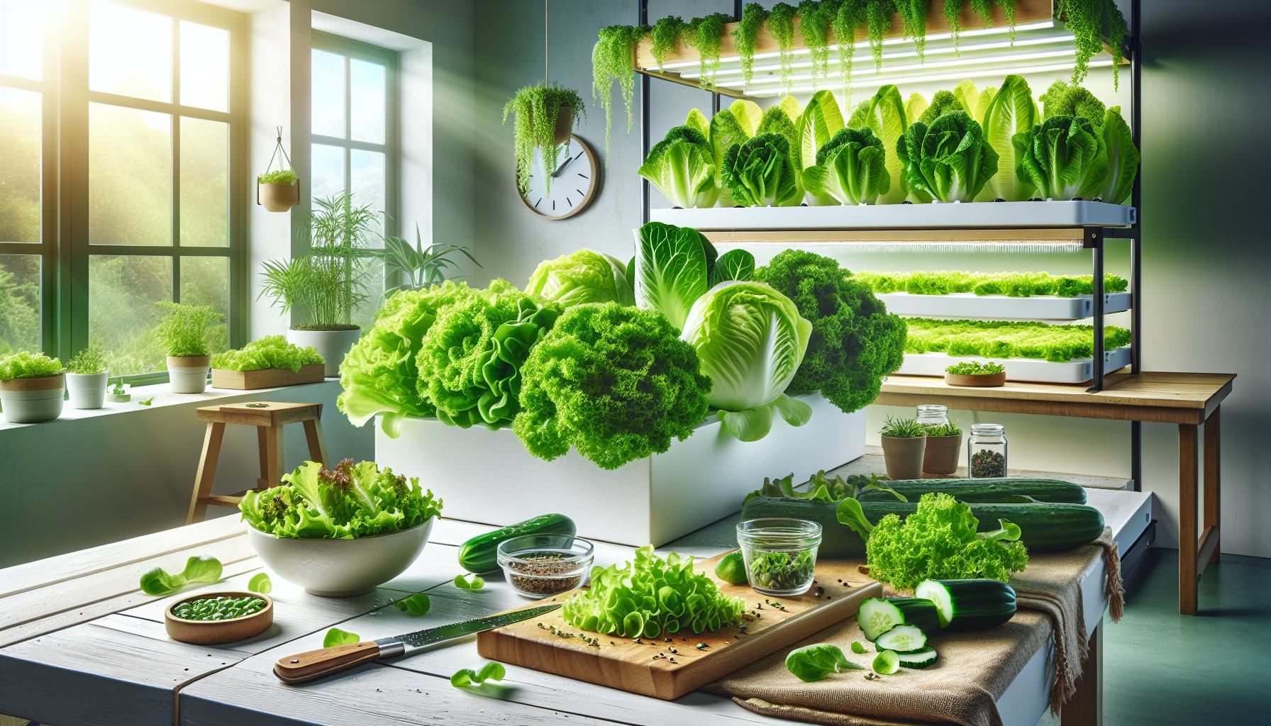 Variedades de Lechuga Más Adecuadas para Hidroponía