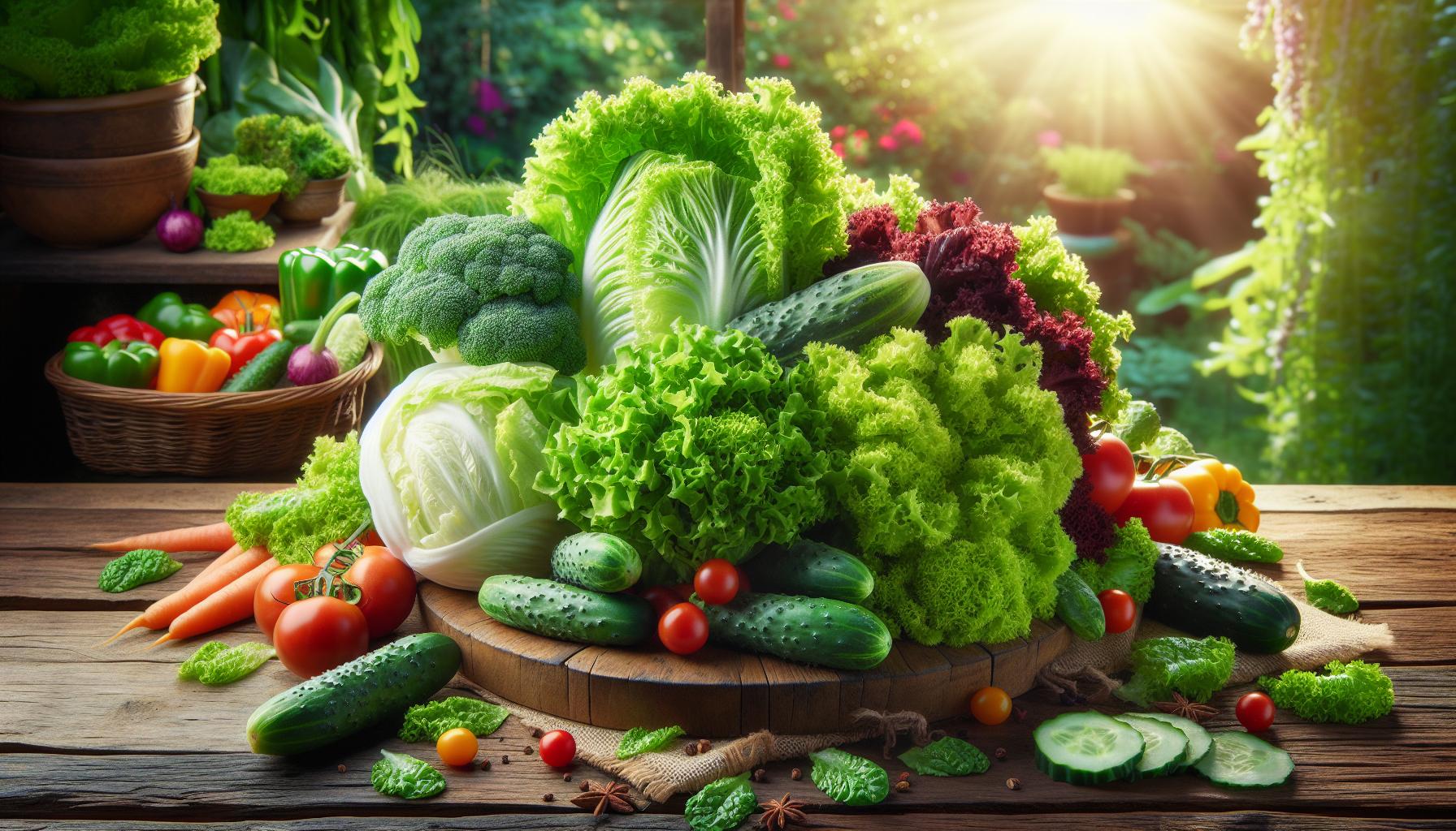 Ensalada de lechuga y aguacate: Cremosa y nutritiva al instante 4 Variedades de lechuga ideales para ensaladas