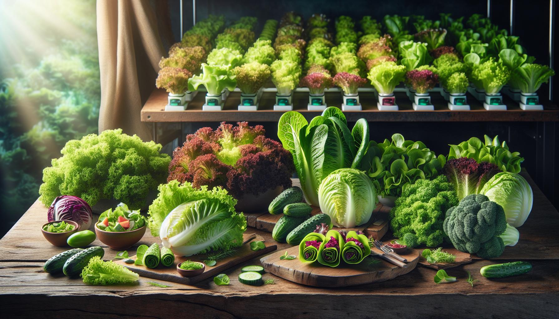 Variedades de lechuga para tus rollitos