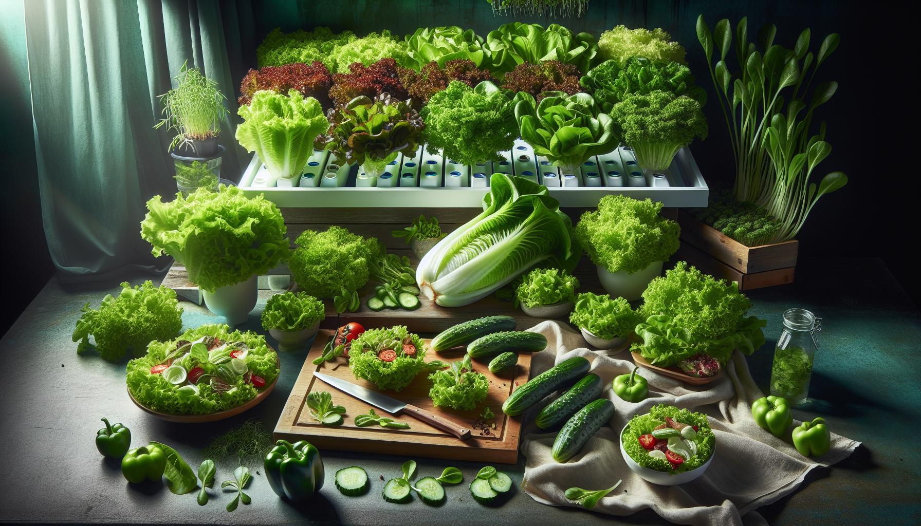 Variedades de Lechuga que Pueden Provocar Hinchazón