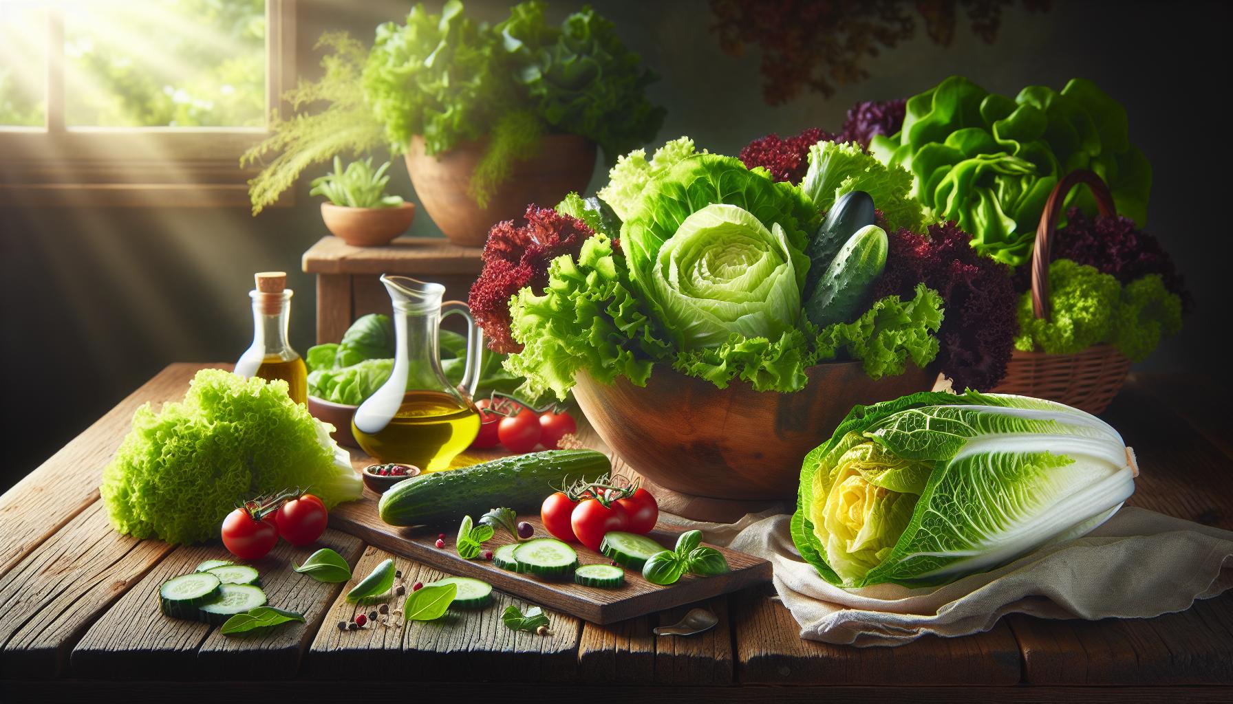 Ensalada con yogur griego y lechuga: Proteína y frescura en cada bocado 4 Variedades de lechuga y sus características únicas