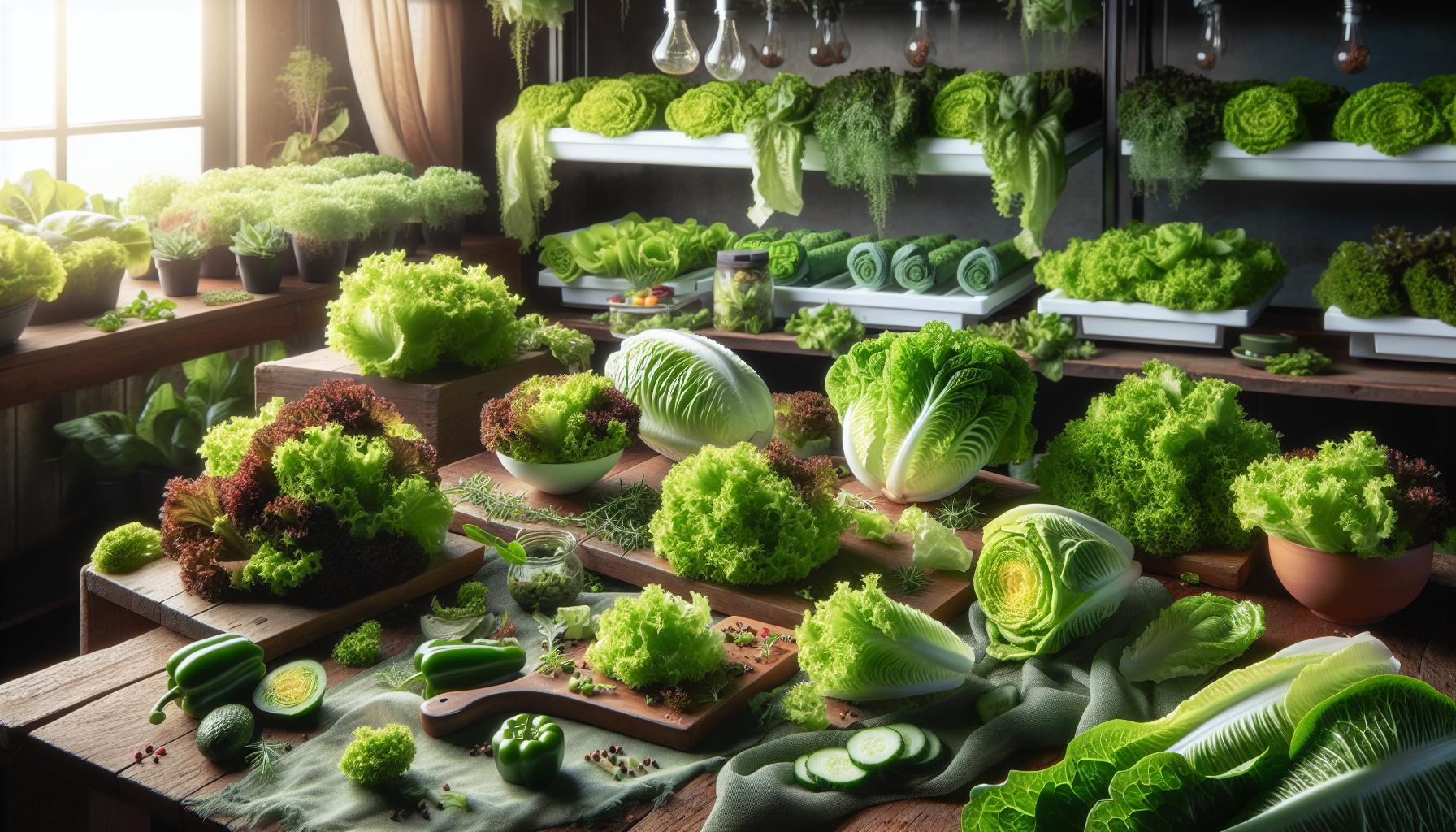 Variedades de Lechugas para Decorar