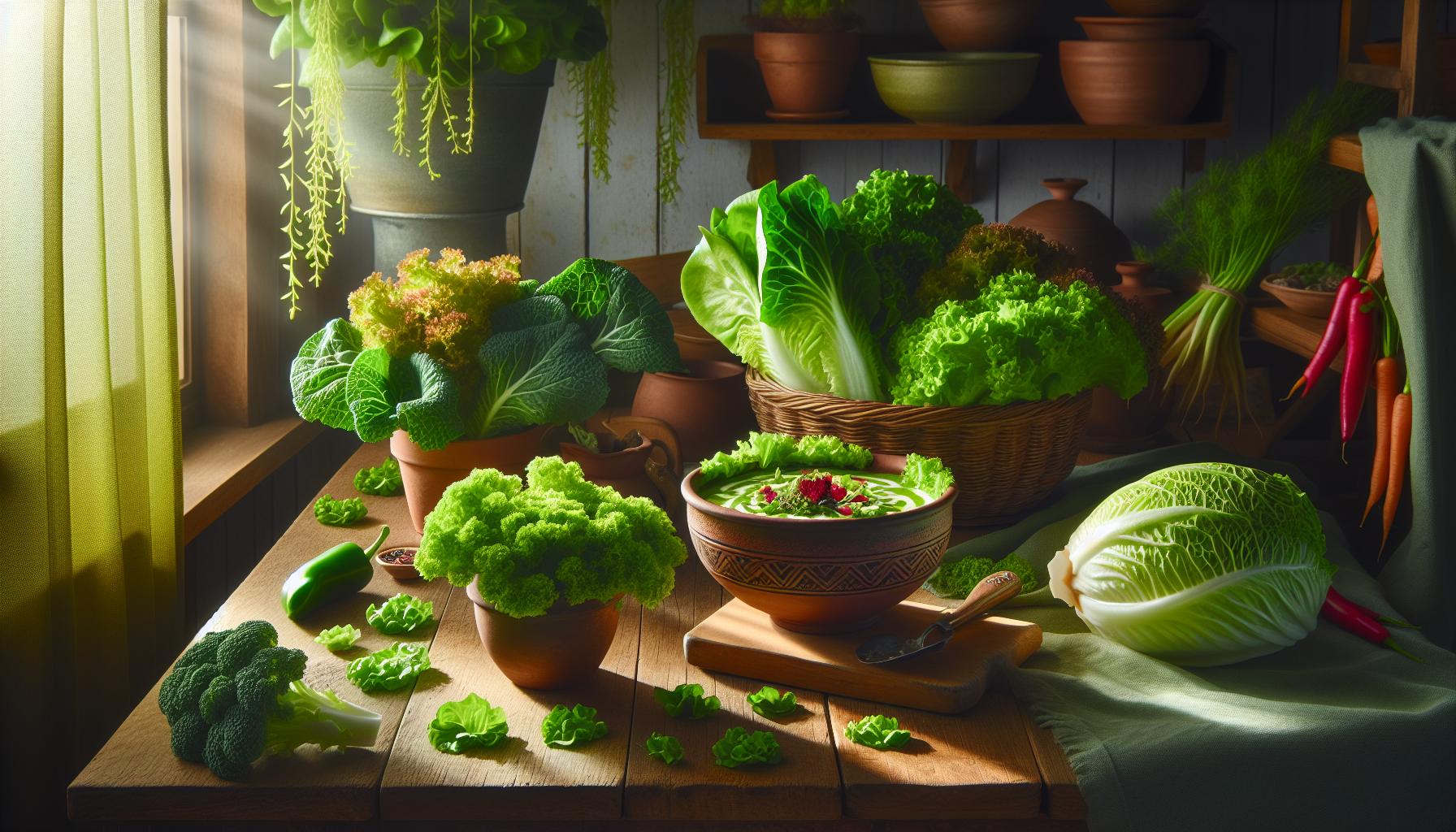 Variedades de Lechugas para Usar en la Sopa